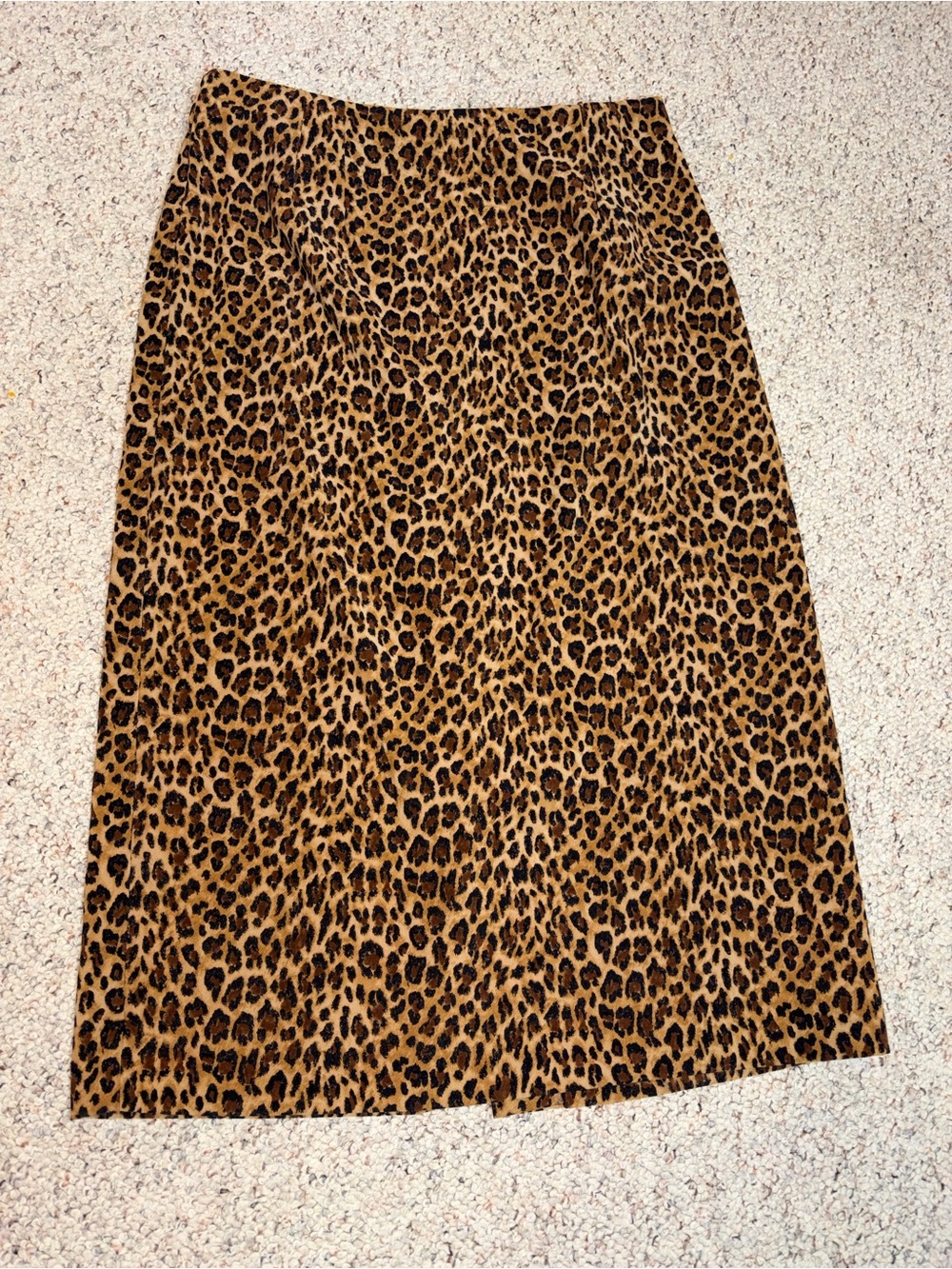 Briggs New York Leopard Print Skirt Sz 18